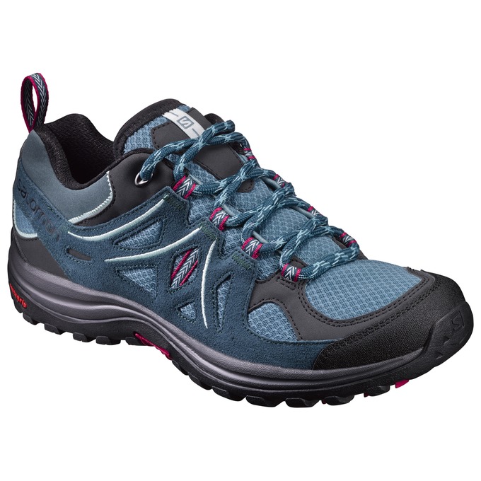 Salomon ELLIPSE 2 AERO W Zapatillas Trekking Mujer - Turquesa Claro / Negras - Colombia (50192-GLHX)